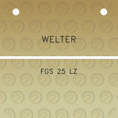 welter-fgs-25-lz