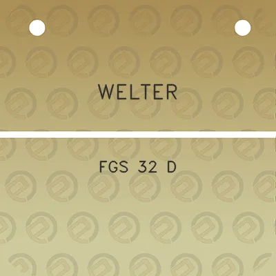 welter-fgs-32-d