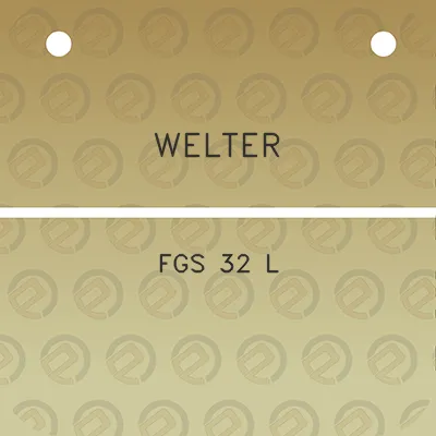 welter-fgs-32-l