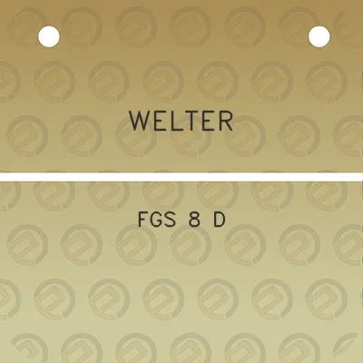 welter-fgs-8-d