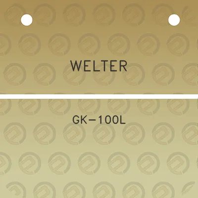 welter-gk-100l