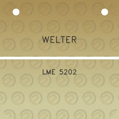 welter-lme-5202