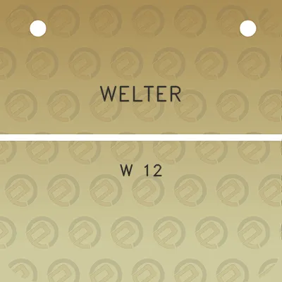 welter-w-12