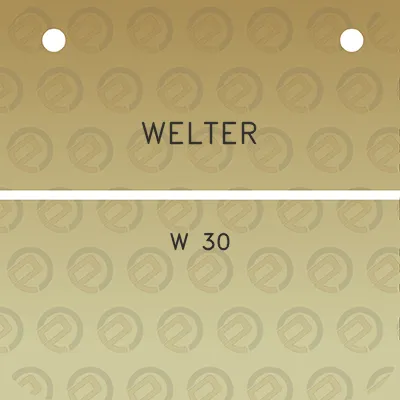 welter-w-30