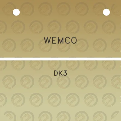 wemco-dk3