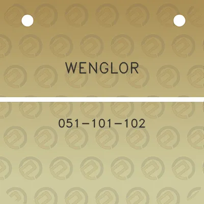 wenglor-051-101-102