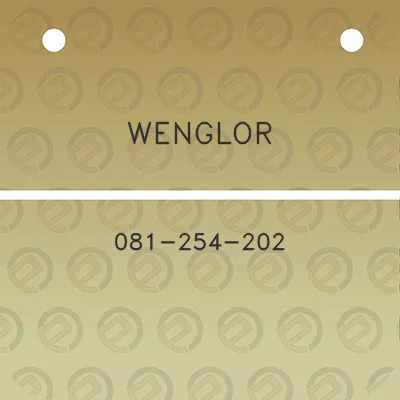 wenglor-081-254-202