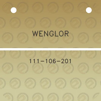 wenglor-111-106-201