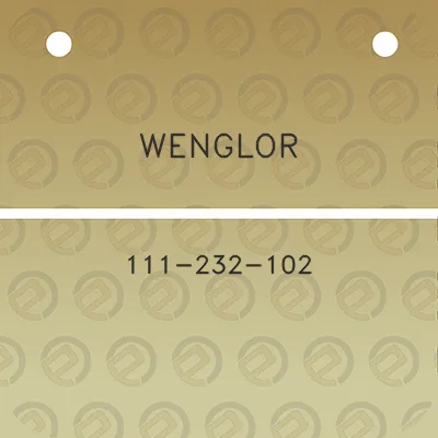 wenglor-111-232-102