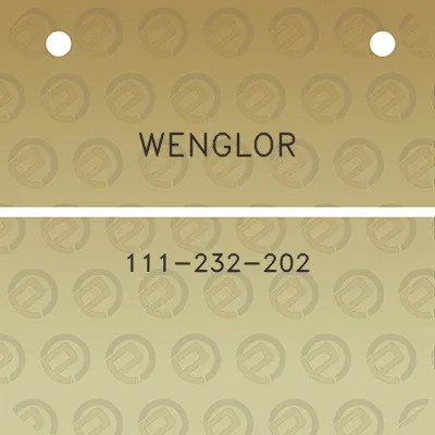 wenglor-111-232-202