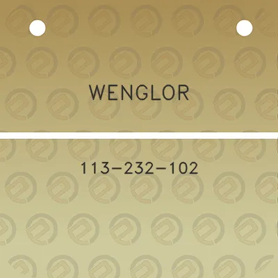 wenglor-113-232-102