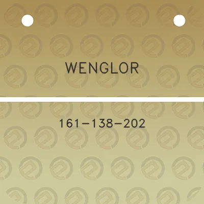 wenglor-161-138-202