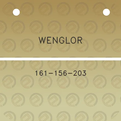 wenglor-161-156-203