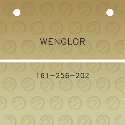 wenglor-161-256-202