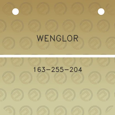 wenglor-163-255-204