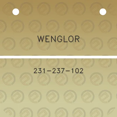 wenglor-231-237-102