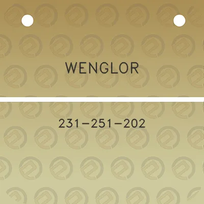 wenglor-231-251-202