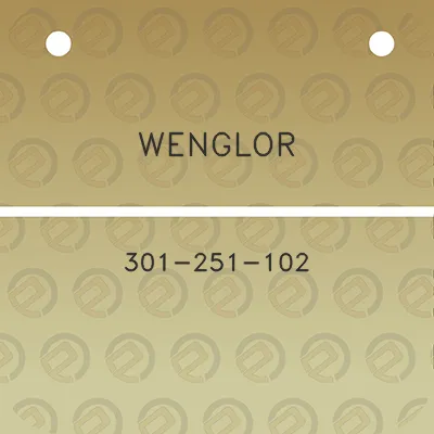 wenglor-301-251-102