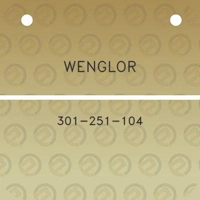 wenglor-301-251-104