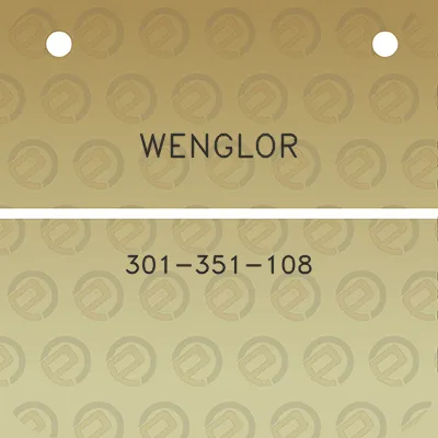 wenglor-301-351-108