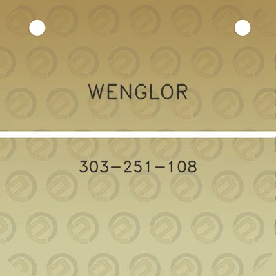 wenglor-303-251-108