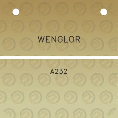 wenglor-a232