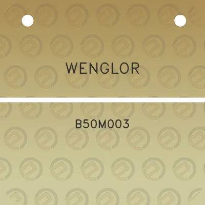 wenglor-b50m003