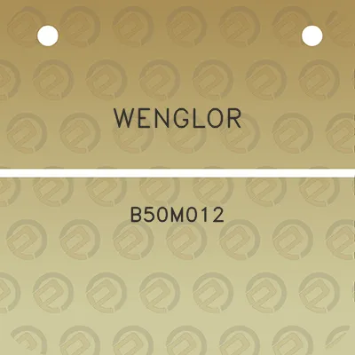 wenglor-b50m012