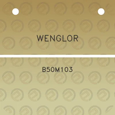 wenglor-b50m103