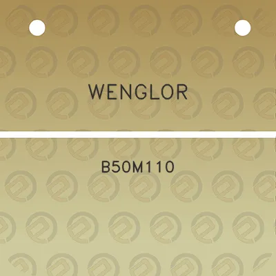 wenglor-b50m110