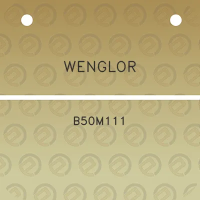 wenglor-b50m111