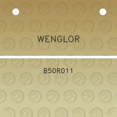 wenglor-b50r011