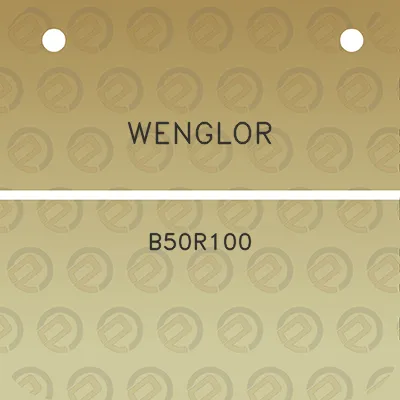 wenglor-b50r100