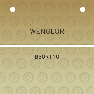 wenglor-b50r110