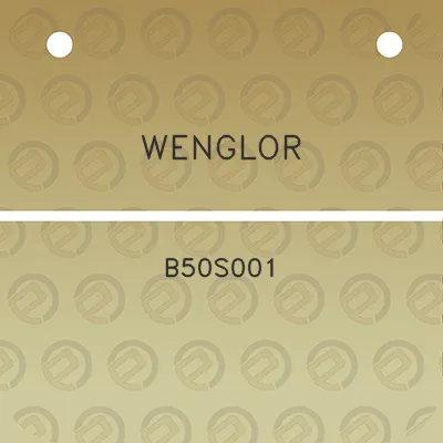 wenglor-b50s001