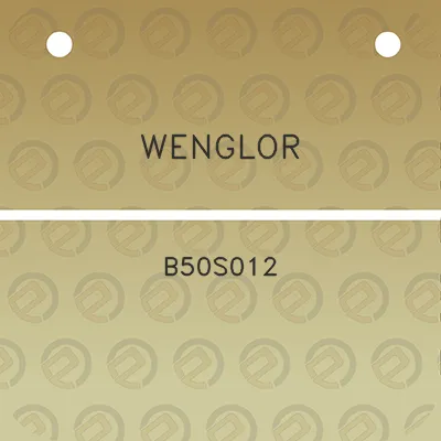 wenglor-b50s012