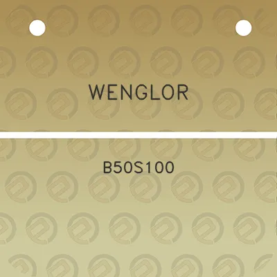 wenglor-b50s100