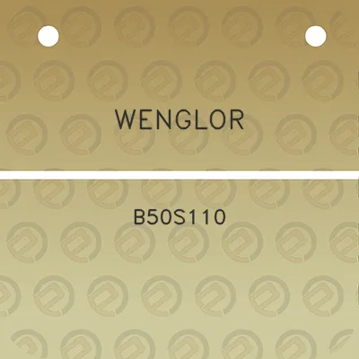 wenglor-b50s110