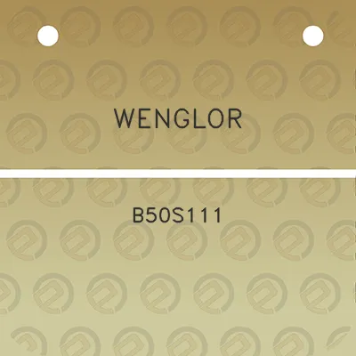 wenglor-b50s111