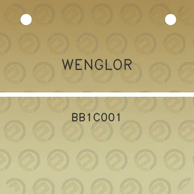 wenglor-bb1c001