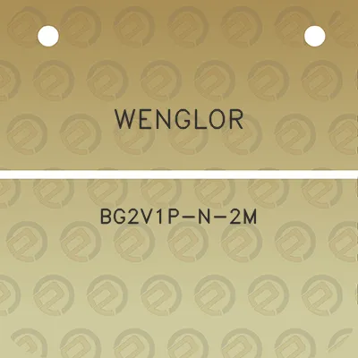 wenglor-bg2v1p-n-2m