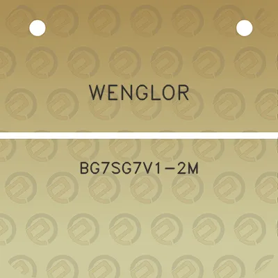 wenglor-bg7sg7v1-2m