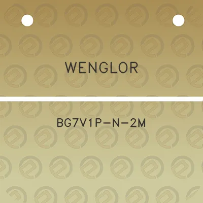 wenglor-bg7v1p-n-2m