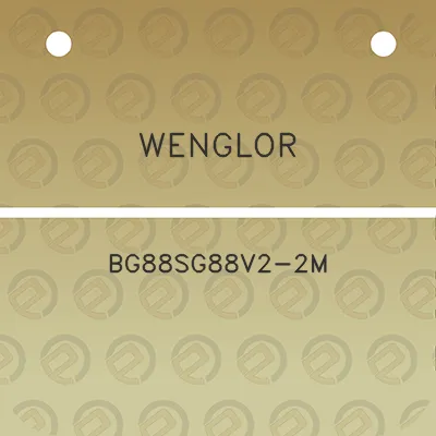 wenglor-bg88sg88v2-2m