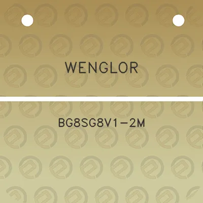 wenglor-bg8sg8v1-2m