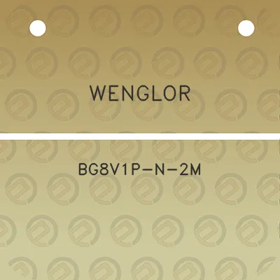 wenglor-bg8v1p-n-2m