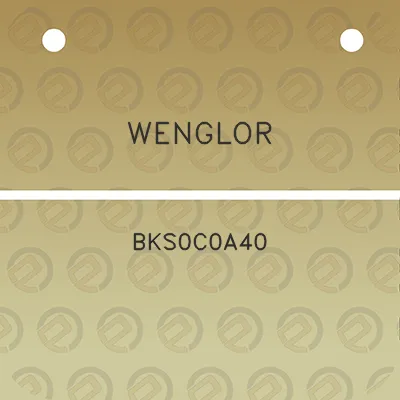 wenglor-bks0c0a40