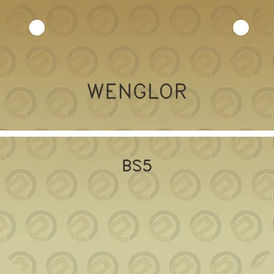 wenglor-bs5