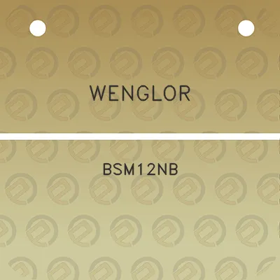 wenglor-bsm12nb