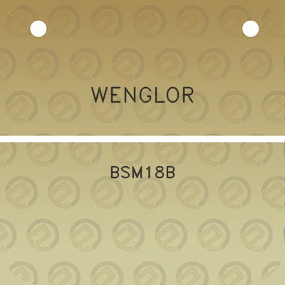 wenglor-bsm18b